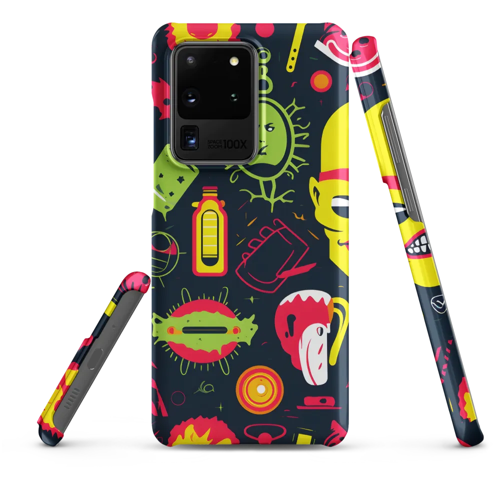 Neon Revelry: A Quirky Exploration of Modern Pop Art
