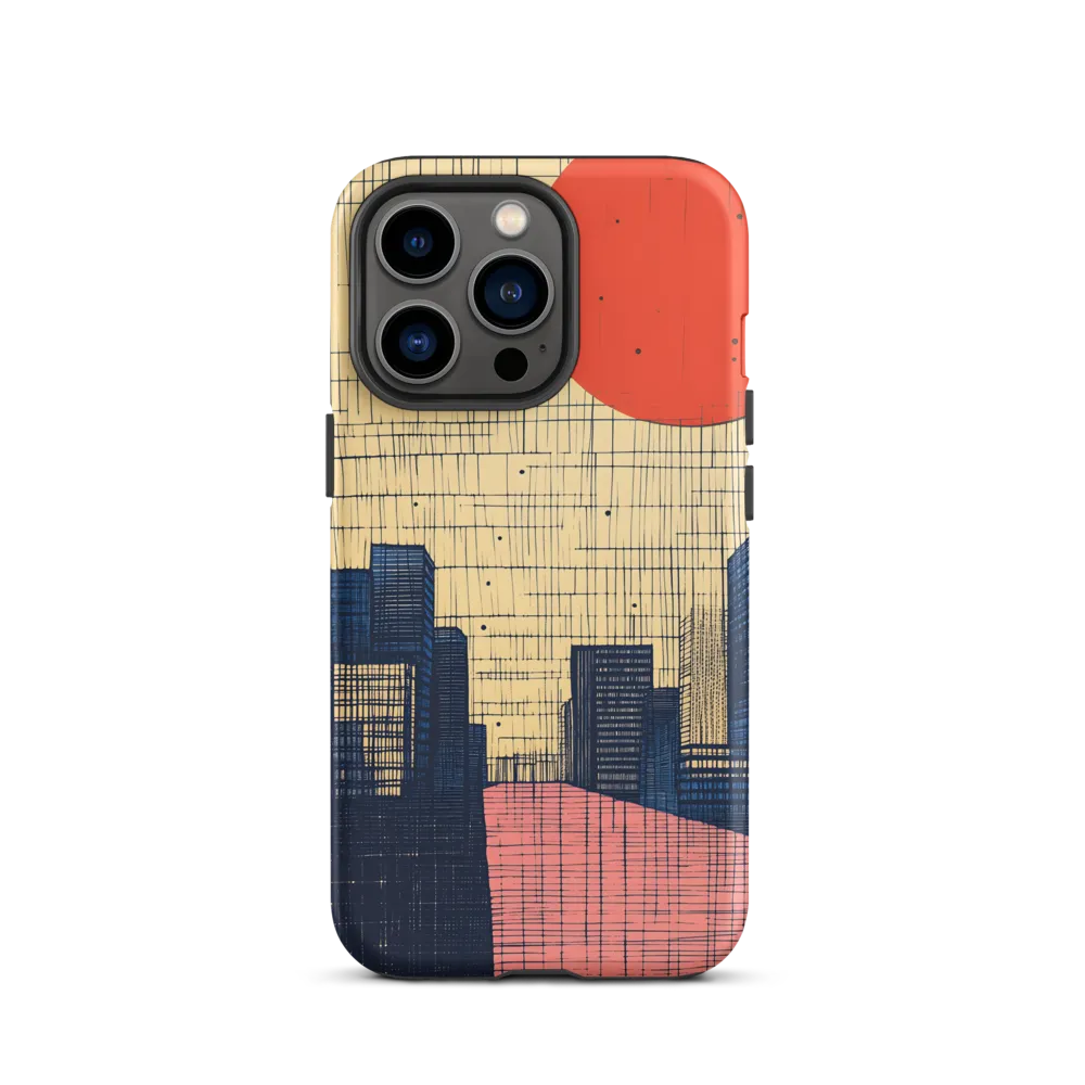 Urban Echoes: A Minimalist Cityscape