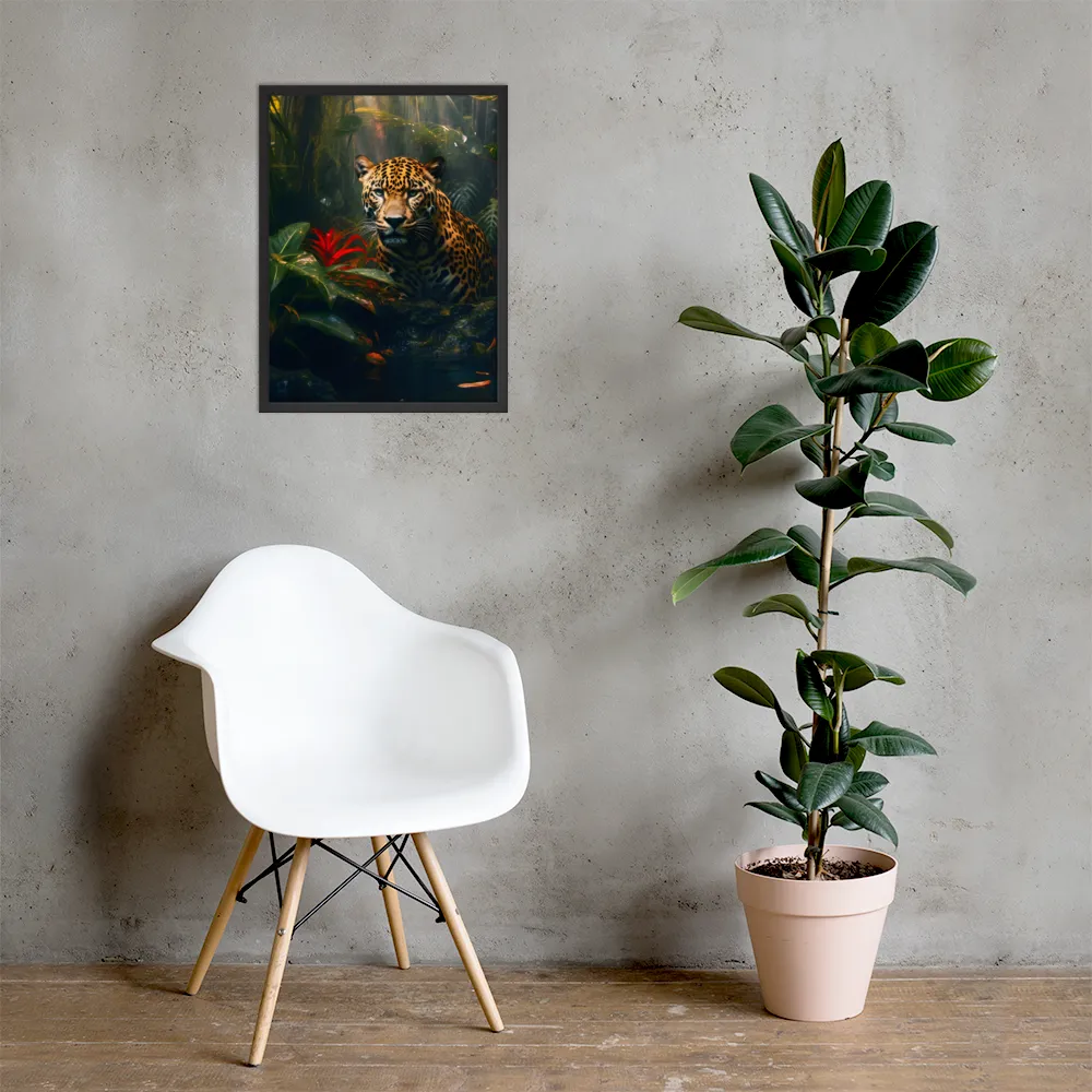Echoes of the Wild | Poster with Black Frame | 18″×24″