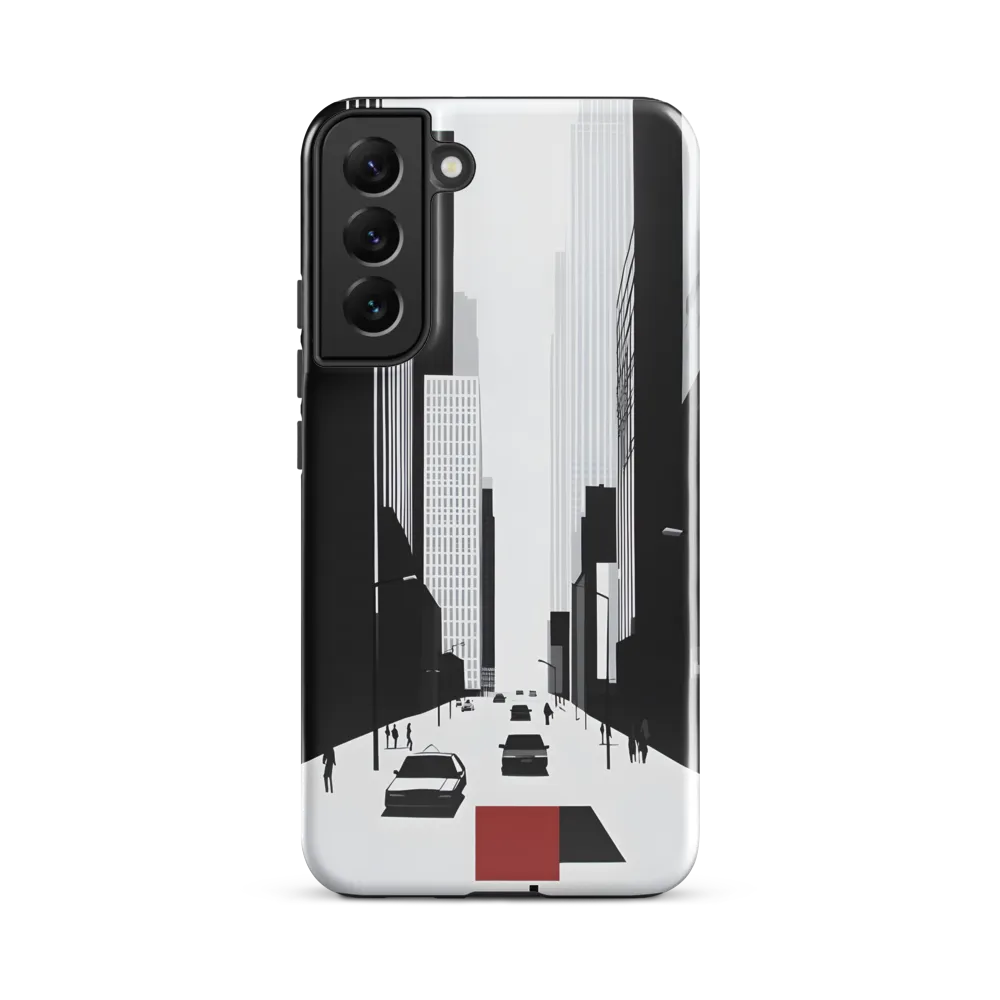 Urban Solitude: A Minimalistic Cityscape