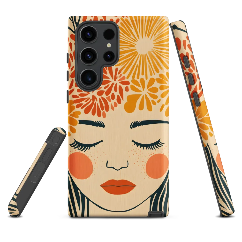 Serenity in Bloom | Phone Case |  S23 Ultra | Tough Case | Matte