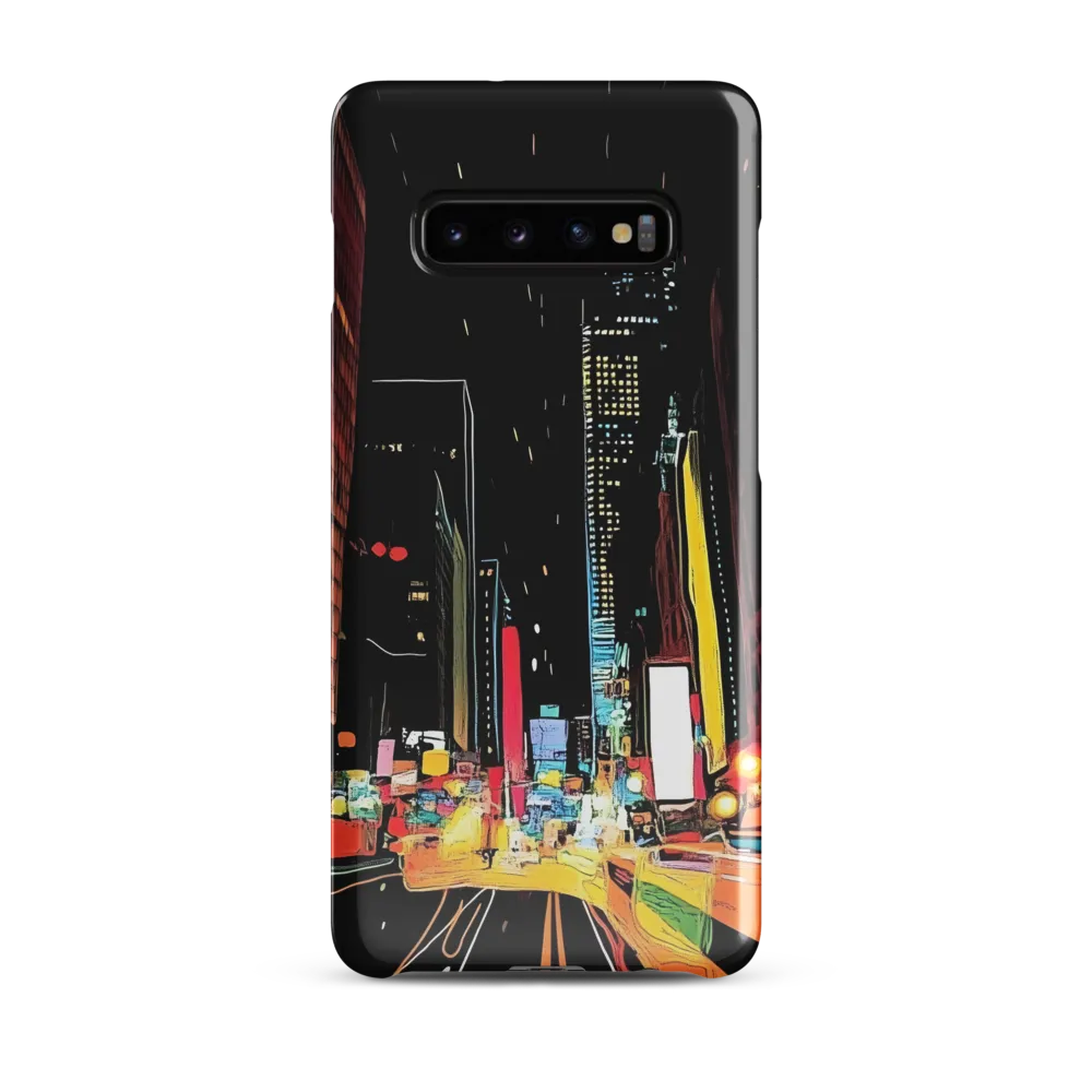 Neon Pulse of the City | Phone Case |  S10 Plus | Snap Case | Glossy