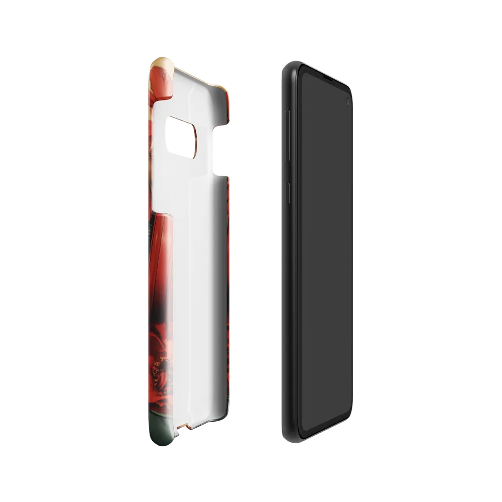 Defiant Portrait in a Floral Realm | Phone Case |  S10e | Snap Case | Glossy
