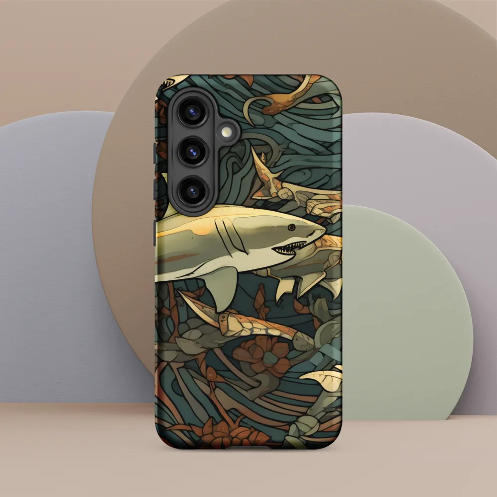 Dynamic Harmony of Sharks and Flora