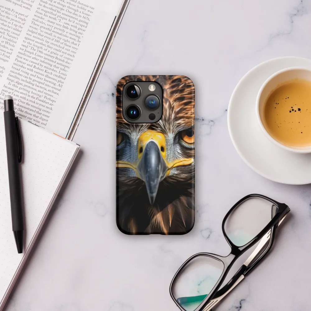 The Intensity of the Eagle | Phone Case |  15 Pro | Snap Case | Matte