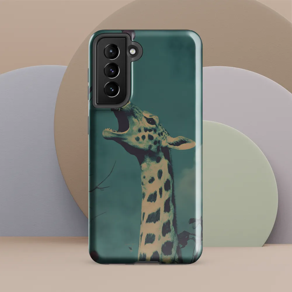 Whispers of the Tall: A Surreal Giraffe Encounter
