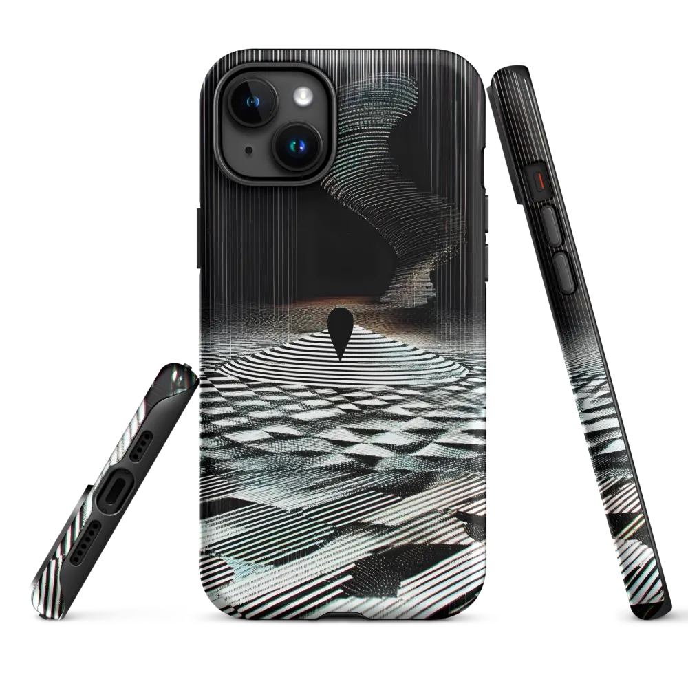 Spiral Echoes | Phone Case |  15 Plus | Tough Case | Matte