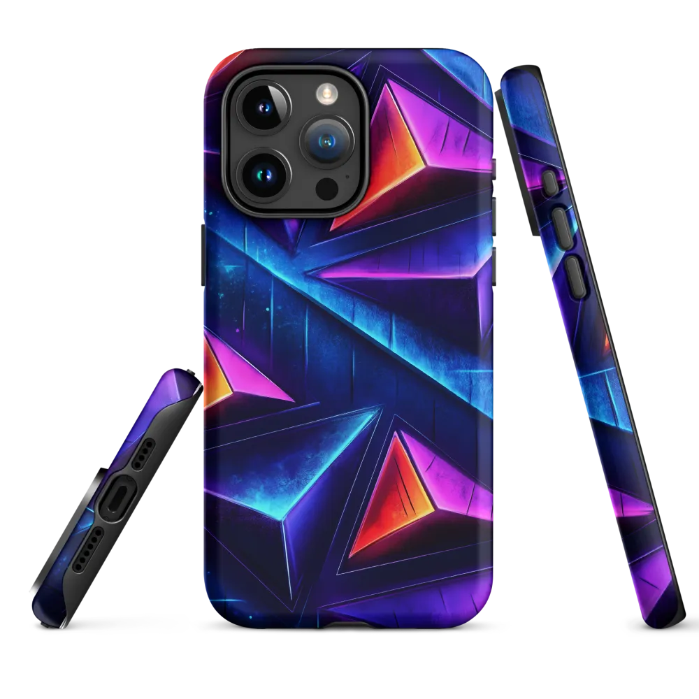 Geometric Luminescence | Phone Case |  15 Pro Max | Tough Case | Matte