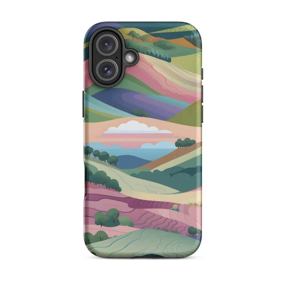 Harmonious Hills | Phone Case |  16 Plus | Tough Case | Matte