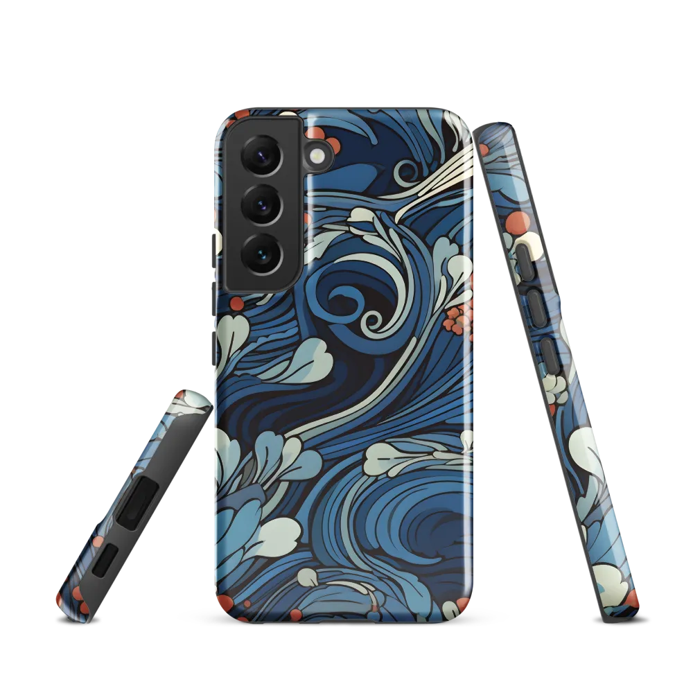 Nature's Elegance: An Oceanic Tapestry | Phone Case |  S22 | Tough Case | Glossy