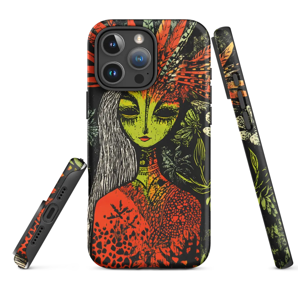 Mystical Flora: A Surreal Portrait