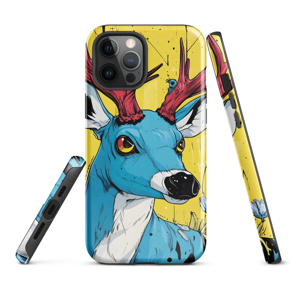 Vivid Antlers: A Modern Take on Nature