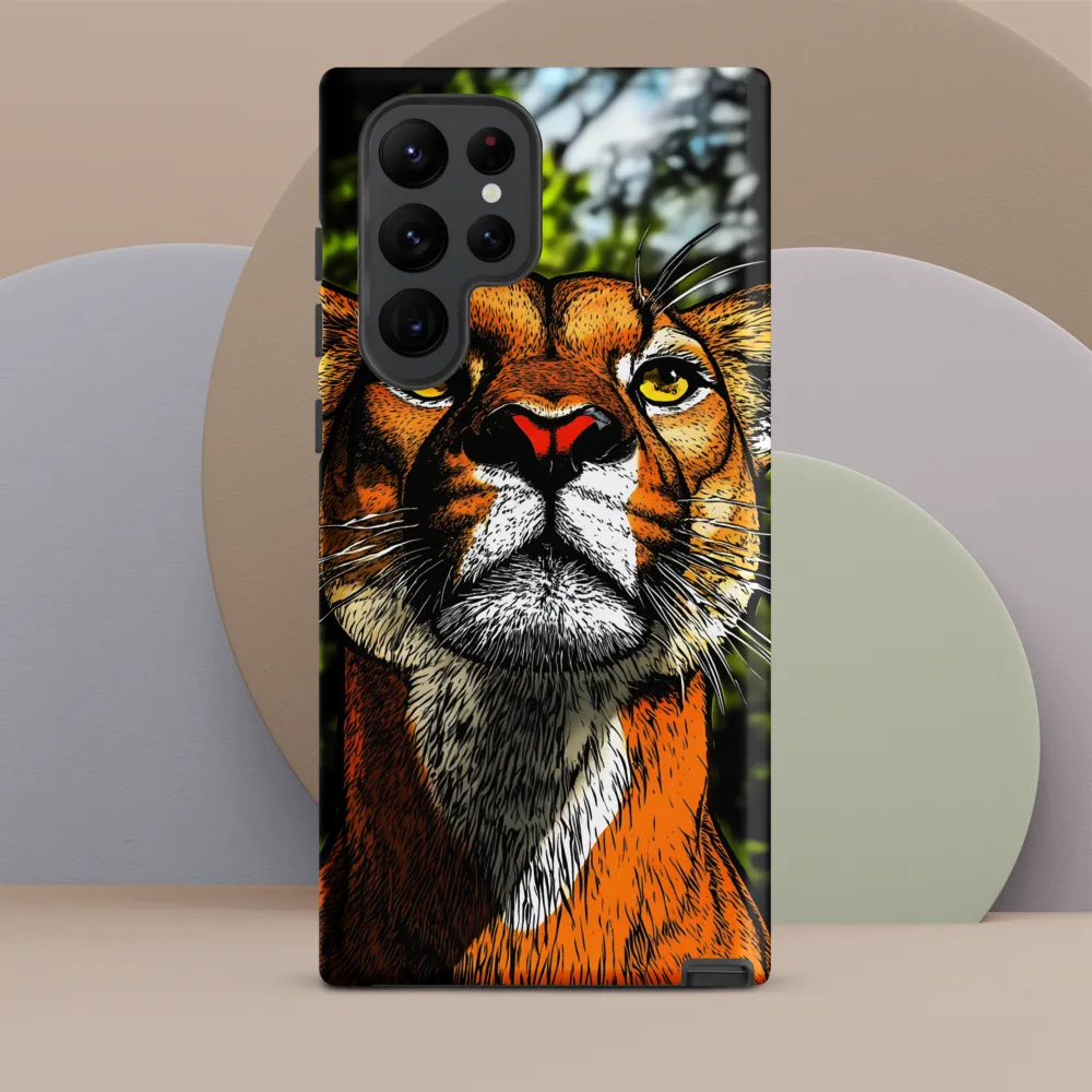 Regal Gaze: The Lioness in Focus