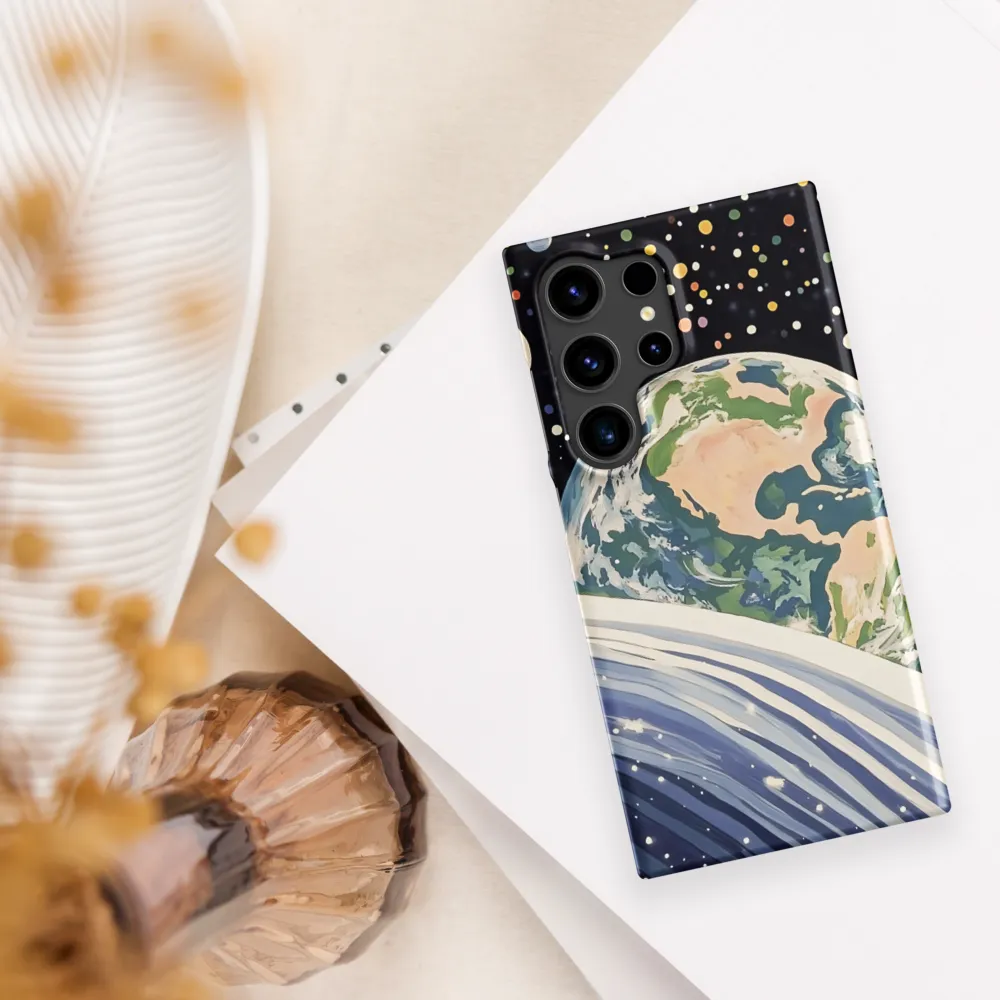 Celestial View: A Surreal Journey Through Space | Phone Case |  S24 Ultra | Snap Case | Matte