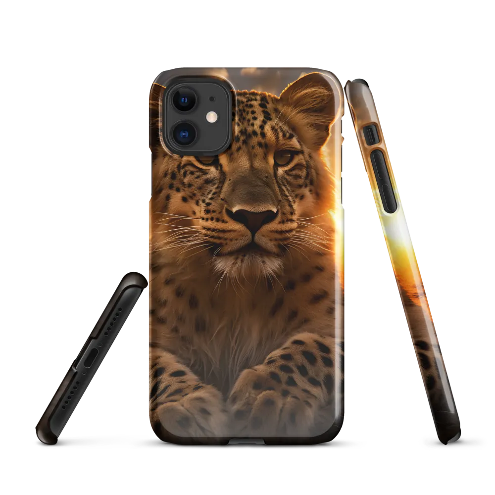 Regal Presence: The Leopard at Sunset