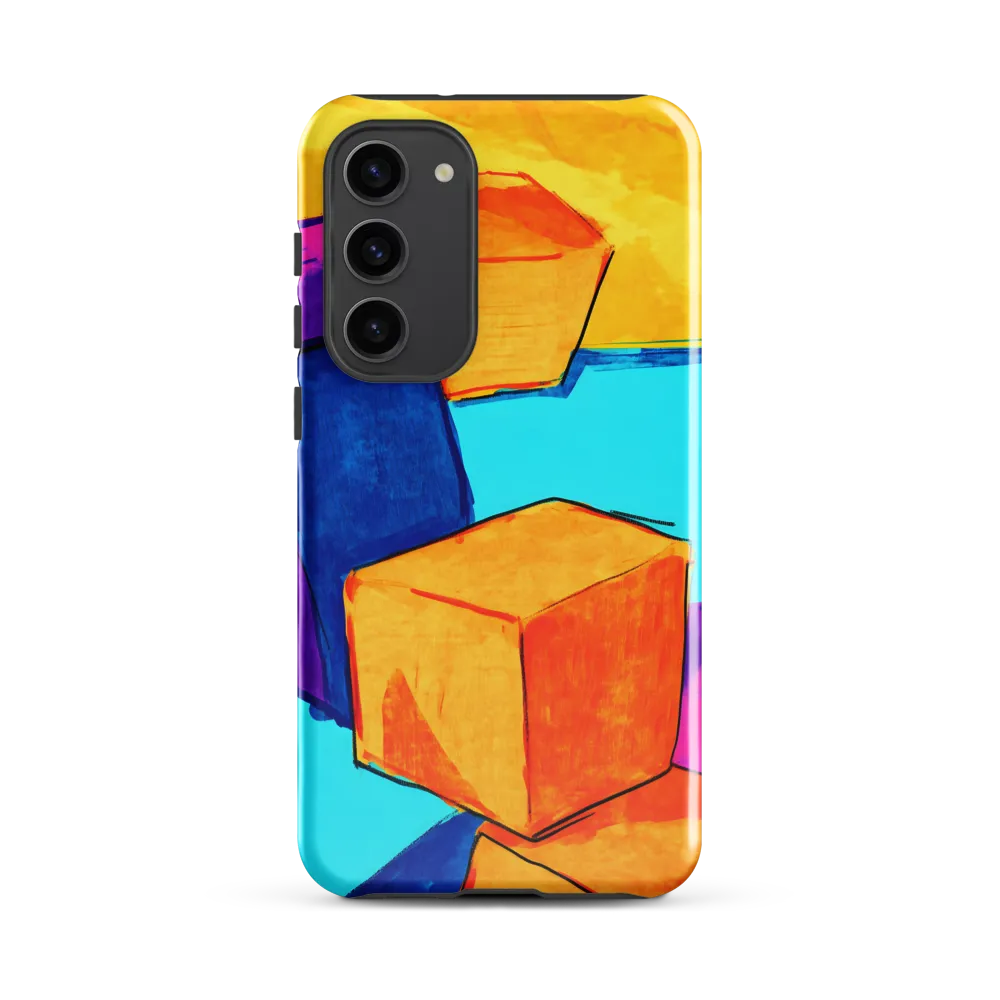 Playful Cubes in Vibrant Harmony