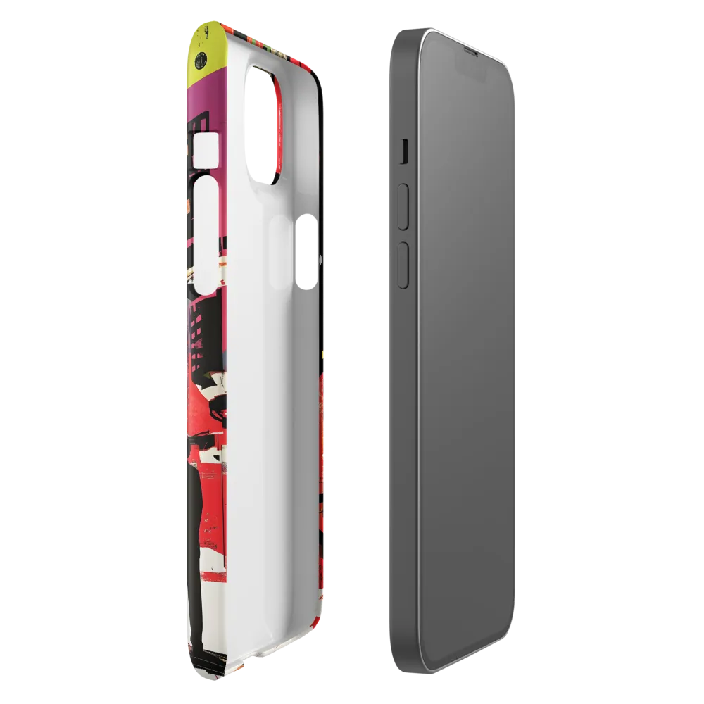 Urban Echoes: A Futuristic Reverie | Phone Case |  14 Plus | Snap Case | Glossy