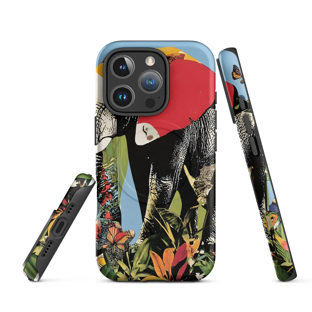 Harmony of Nature: The Elephant's Embrace | Phone Case |  16 Pro | MagSafe® Tough Case | Matte