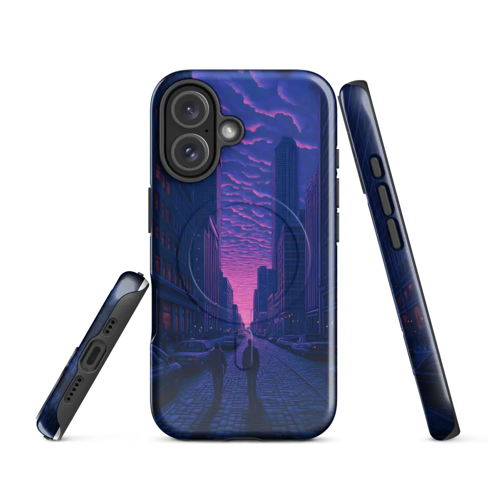 Urban Serenity at Dusk | Phone Case |  16 | MagSafe® Tough Case | Glossy
