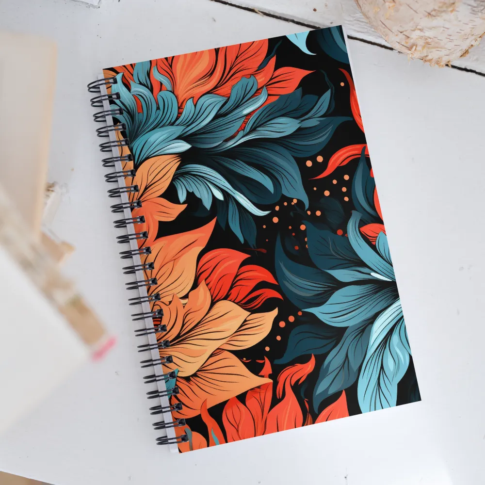 Floral Symphony in Color | Spiral Notebook