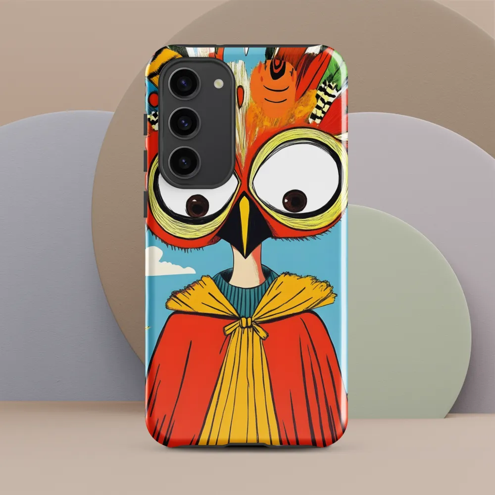 A Whimsical Encounter: The Owl-Human Fusion