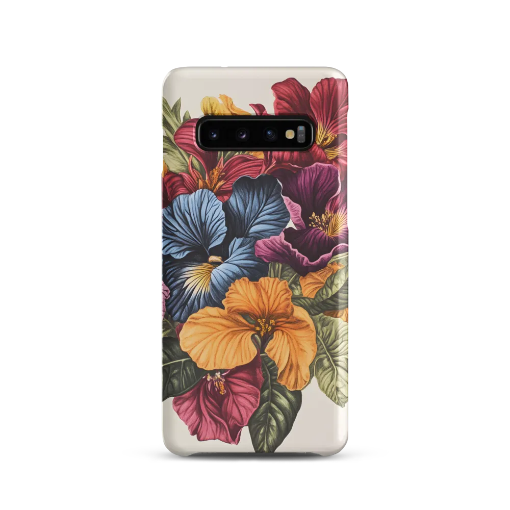 Floral Symphony in Color | Phone Case |  S10 | Snap Case | Matte