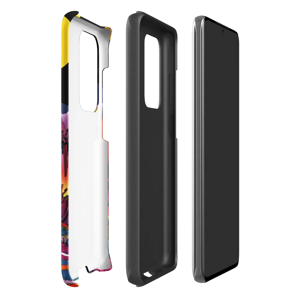 Celestial Dreams: A Journey Through an Alien Landscape | Phone Case |  S20 Ultra | Tough Case | Matte