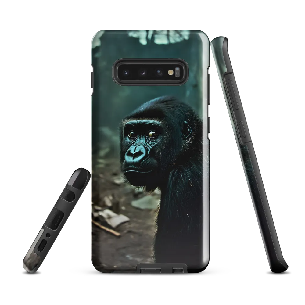 Gorilla in Contemplation | Phone Case |  S10 Plus | Tough Case | Glossy