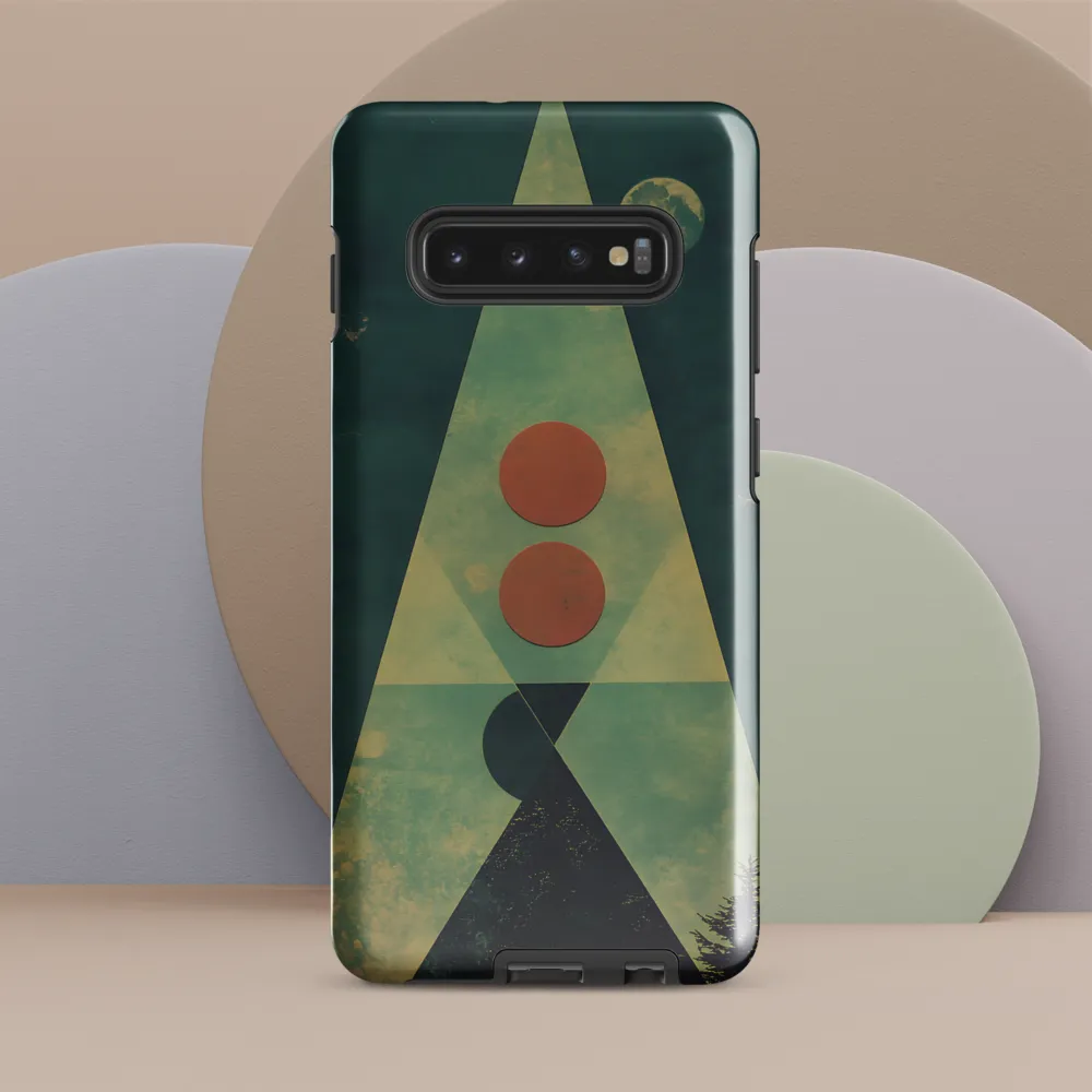 Geometric Harmony in Nature | Phone Case |  S10 Plus | Tough Case | Glossy