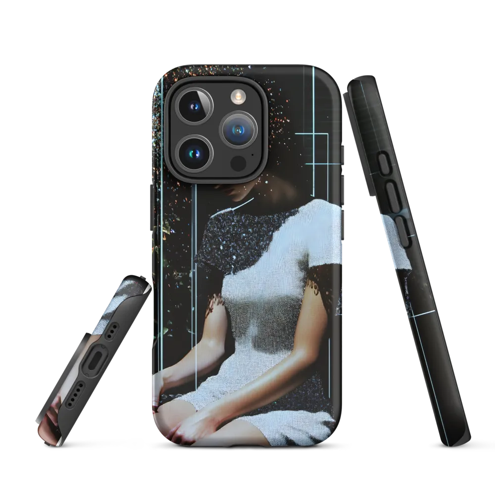 Portrait with Particle Halo