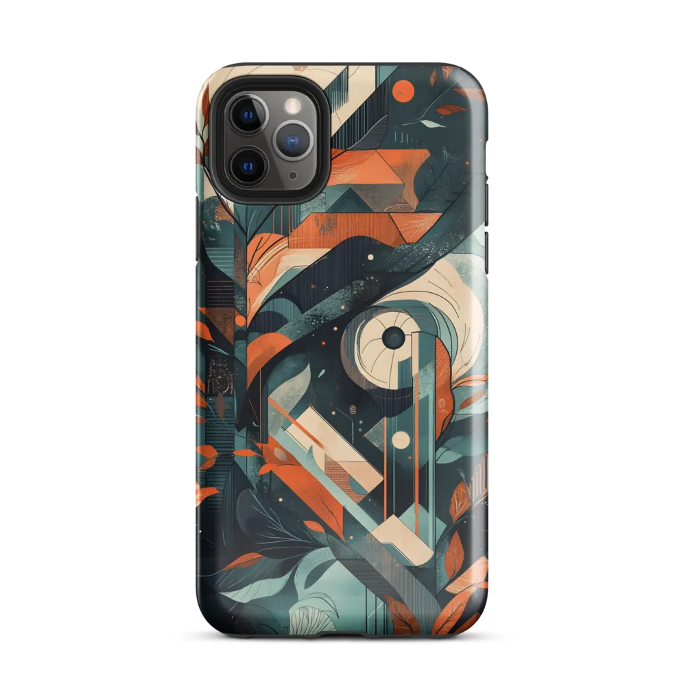 Nature's Geometric Dance | Phone Case |  11 Pro Max | Tough Case | Glossy