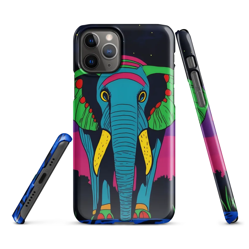 Whimsical Majesty: The Vibrant Elephant