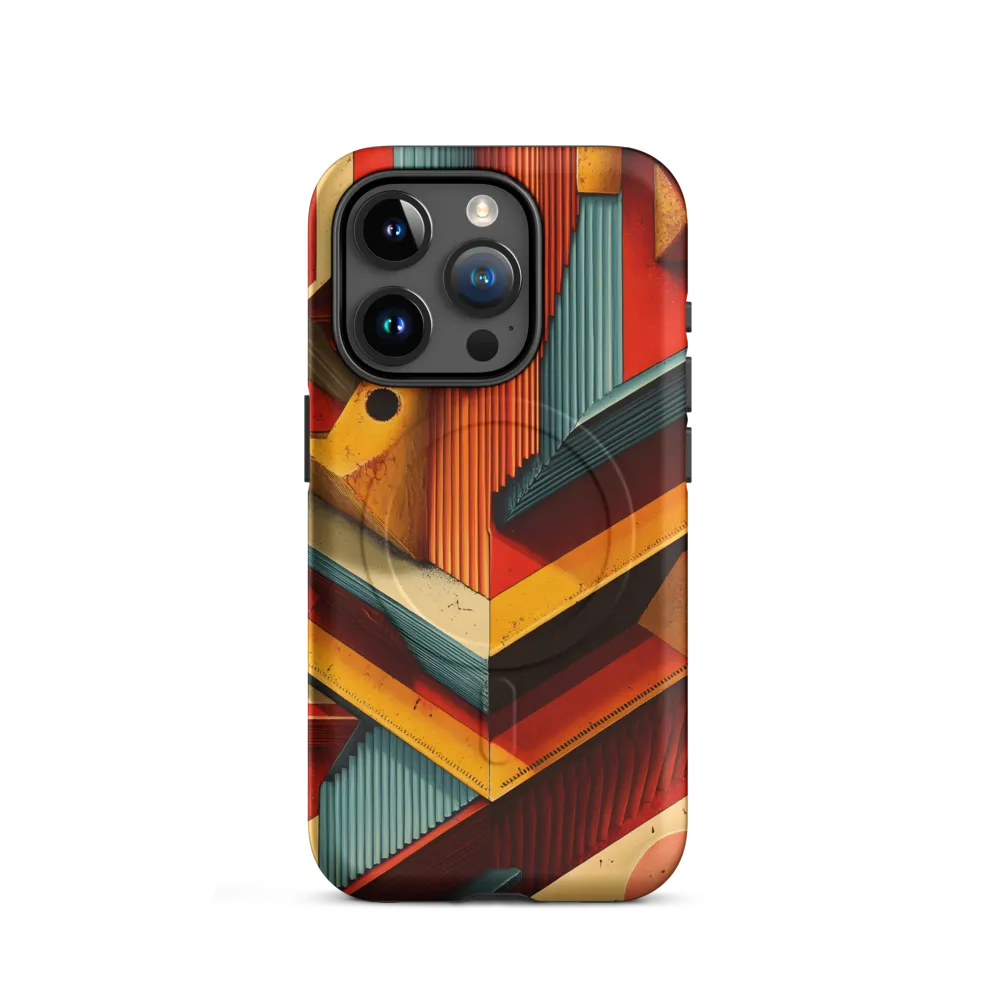 Geometric Harmony | Phone Case |  15 Pro | MagSafe® Tough Case | Matte