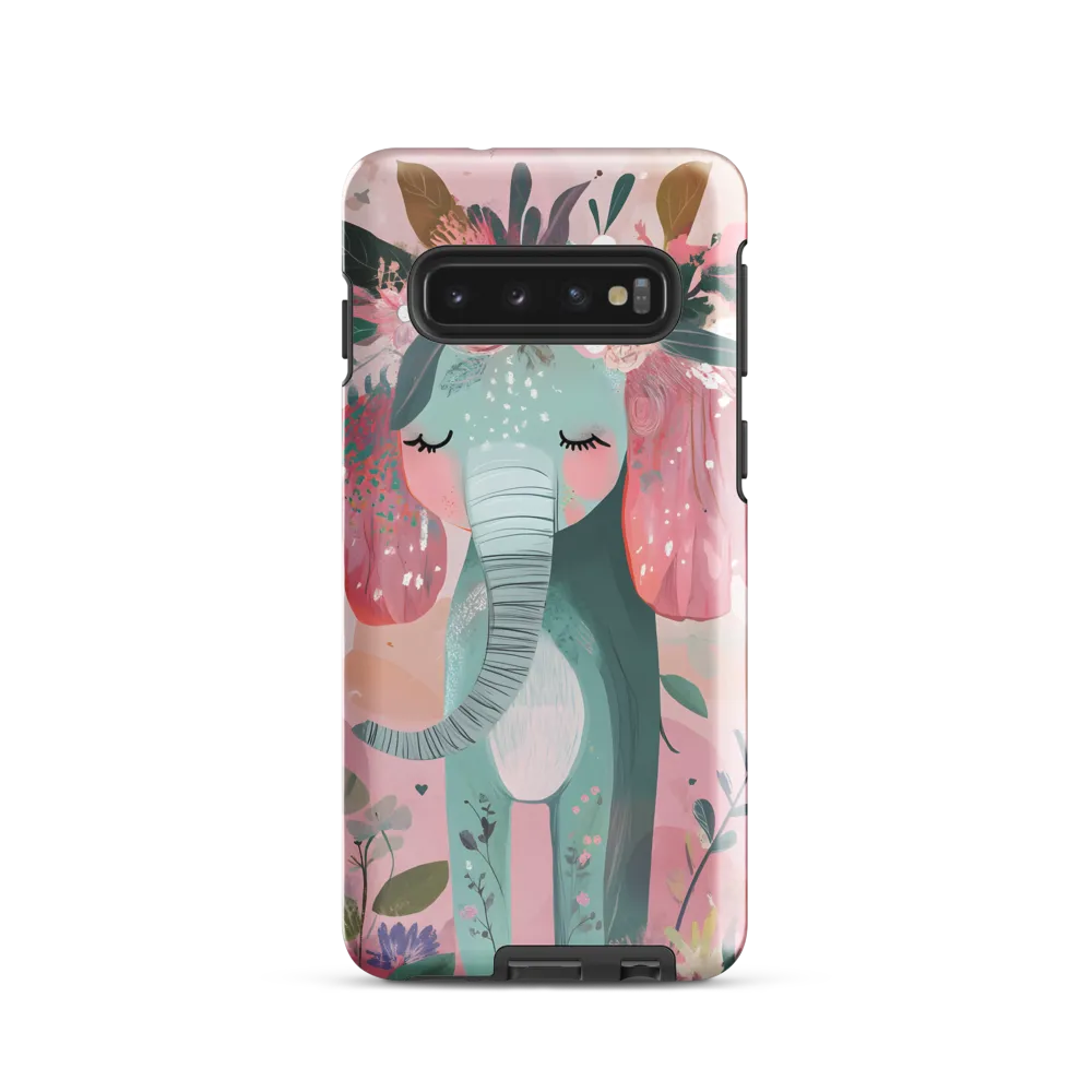 Whimsical Elephant in Bloom