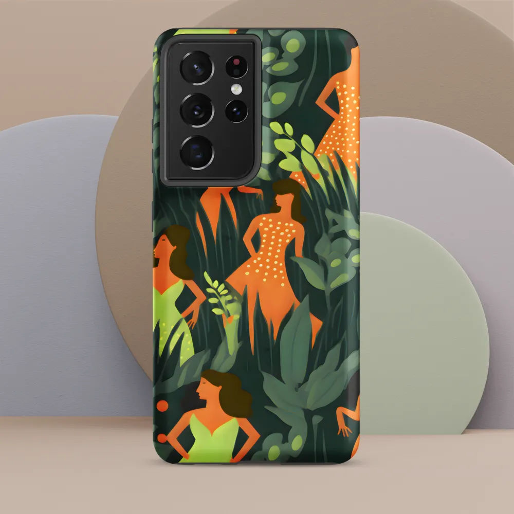 Playful Harmony in Patterns | Phone Case |  S21 Ultra | Tough Case | Matte