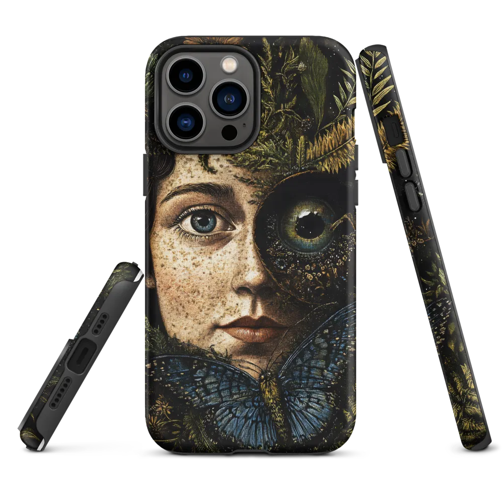 Nature's Embrace: A Surreal Portrait | Phone Case |  13 Pro Max | Tough Case | Matte