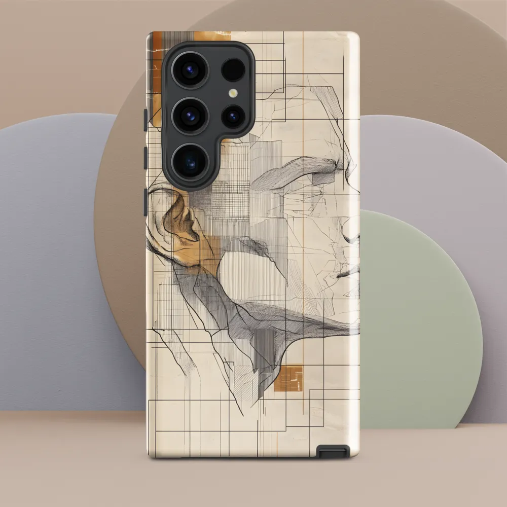 Geometric Reverie | Phone Case |  S23 Ultra | Tough Case | Glossy