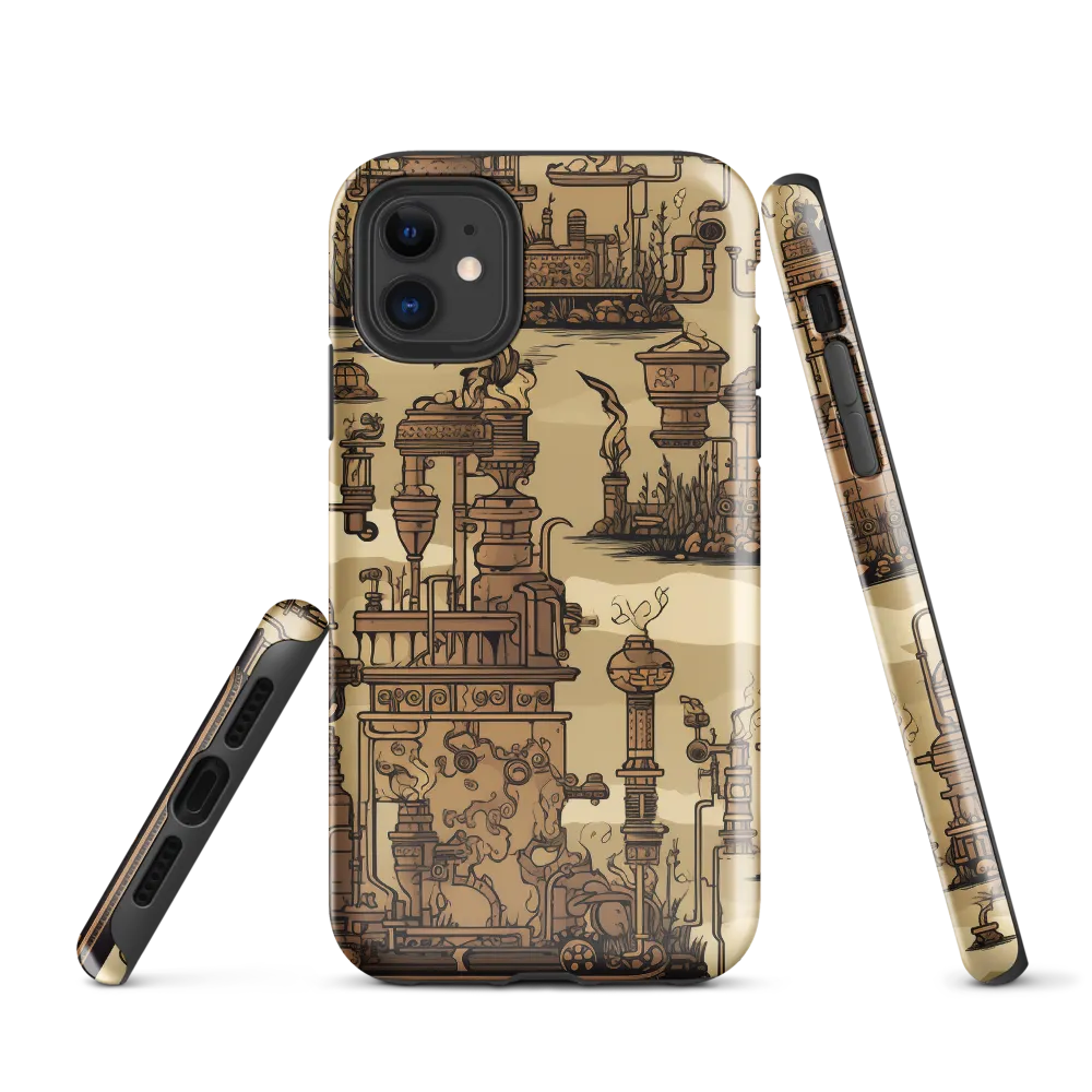 Whimsical Industrial Landscape