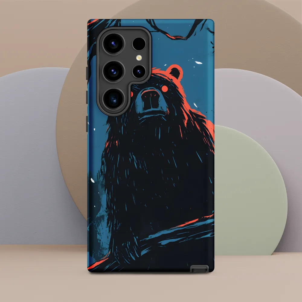 Eerie Majesty: A Bear in the Night