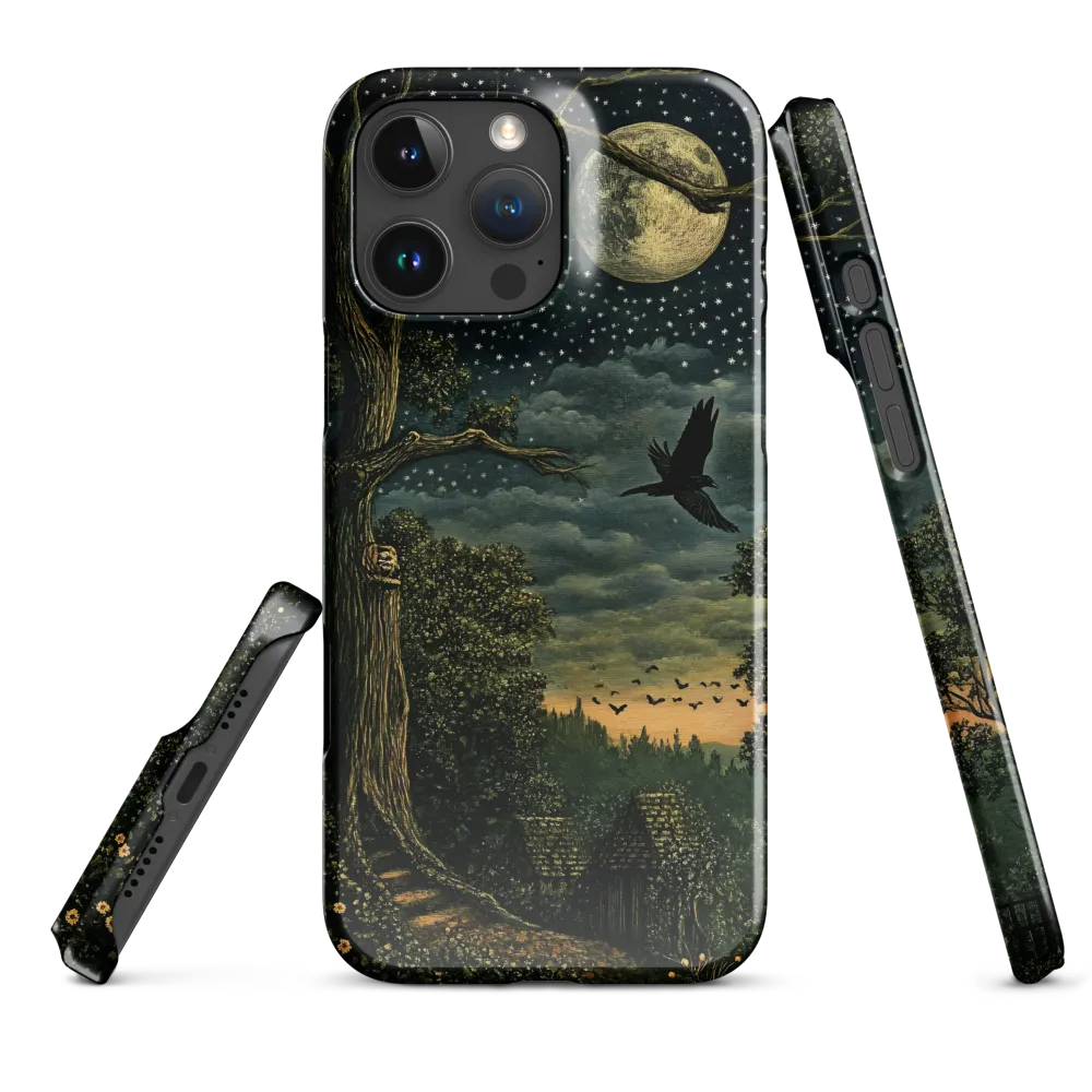 Mystical Nightscape Under the Full Moon | Phone Case |  16 Pro Max | Snap Case | Glossy