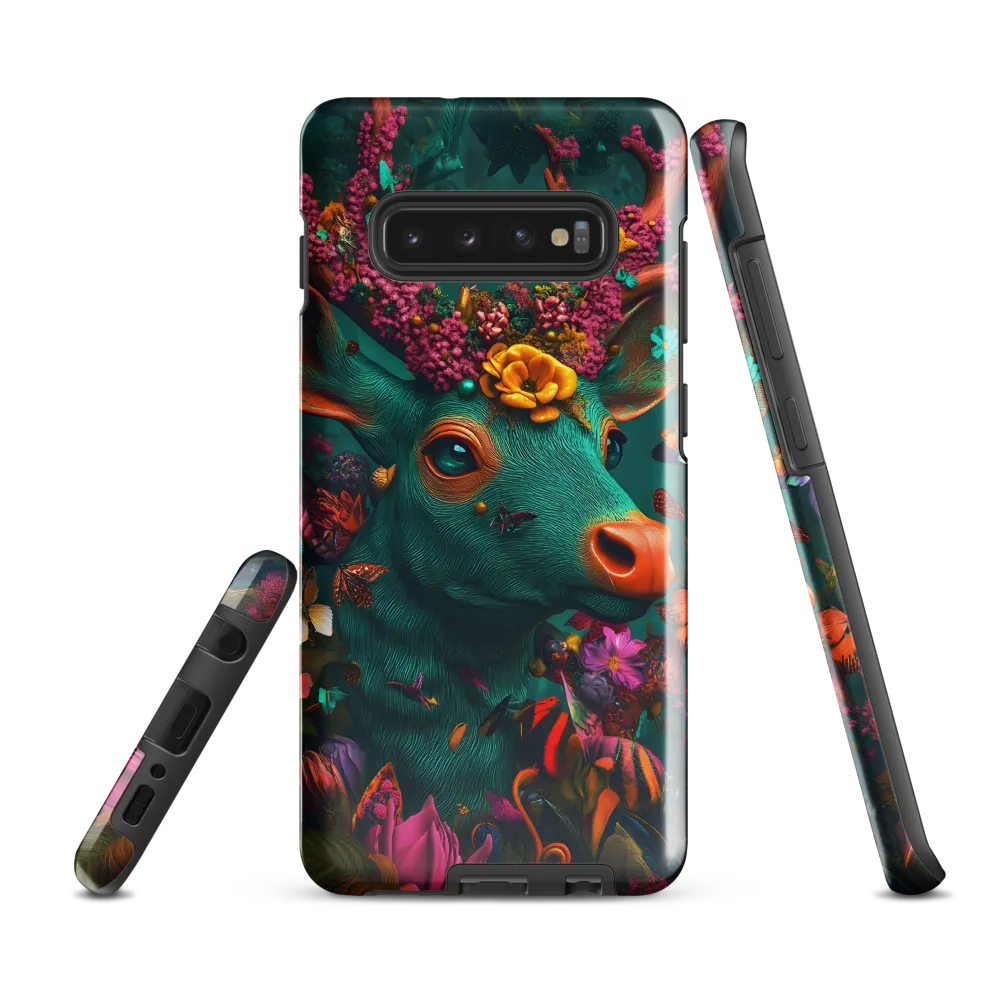 Whimsical Blossoms of the Enchanted Forest | Phone Case |  S10 Plus | Tough Case | Glossy