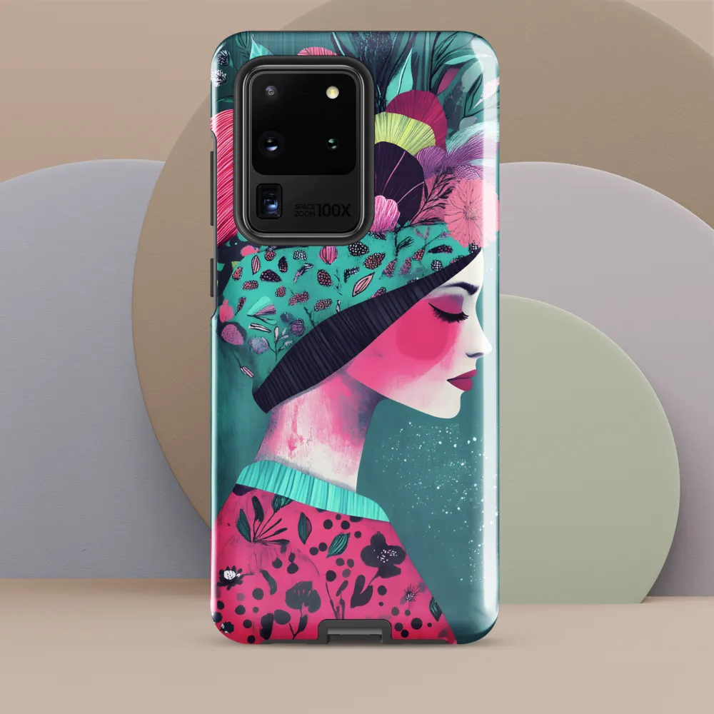 Whimsical Floral Portrait