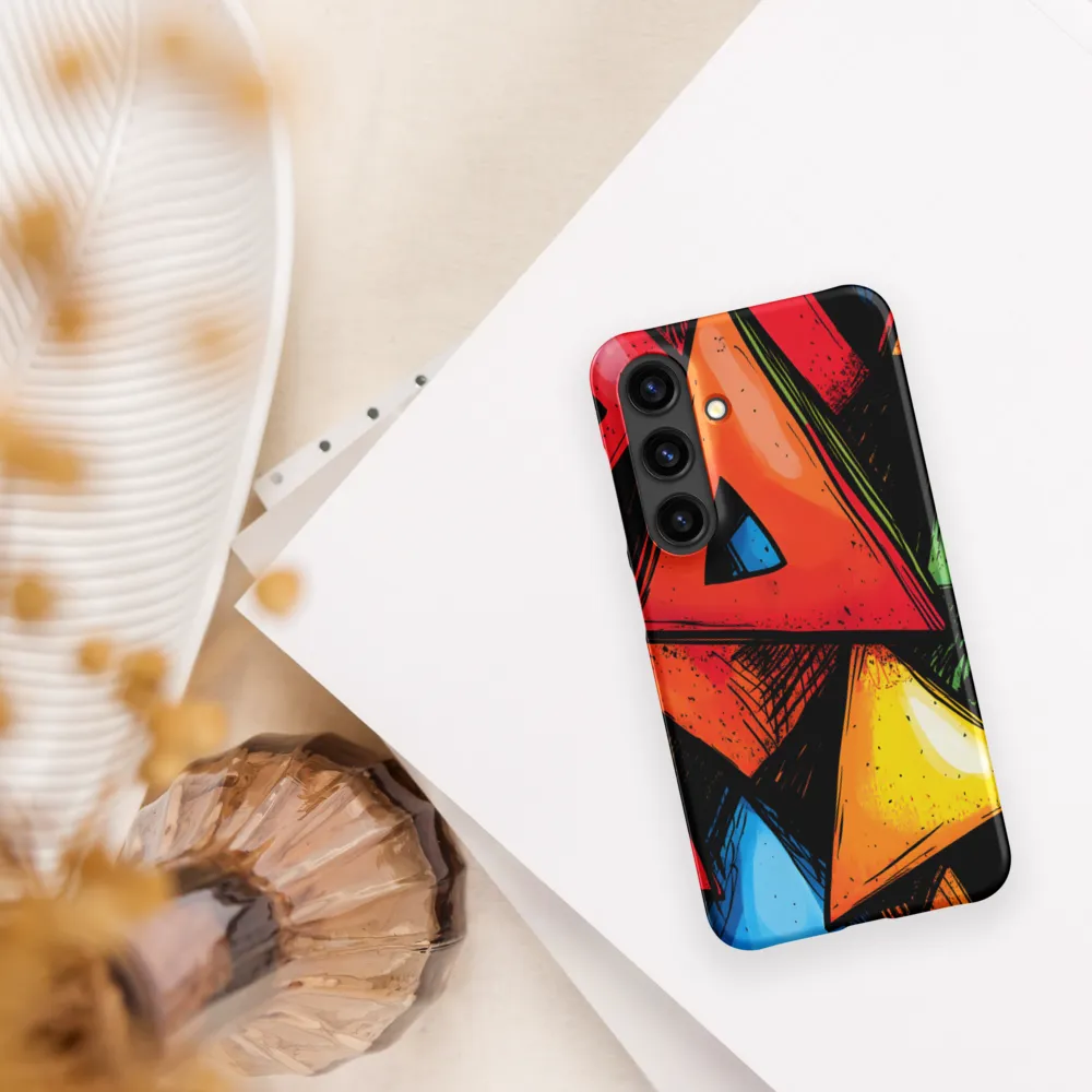 Vibrant Triangles in Abstract Harmony