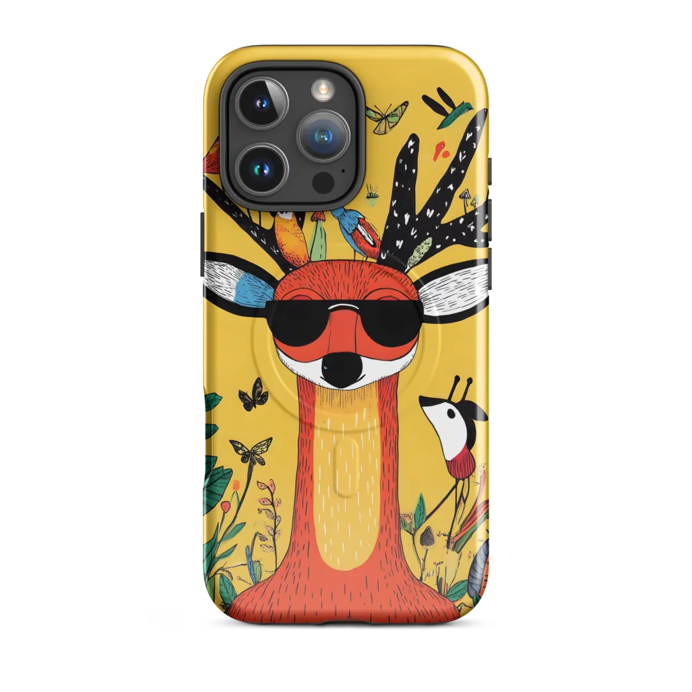 Playful Deer with Sunglasses