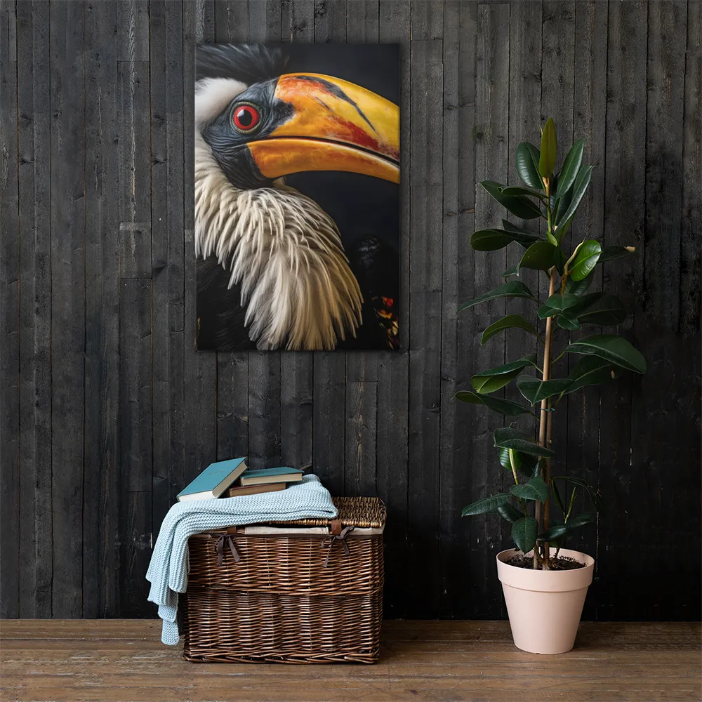 Majestic Hornbill Portrait