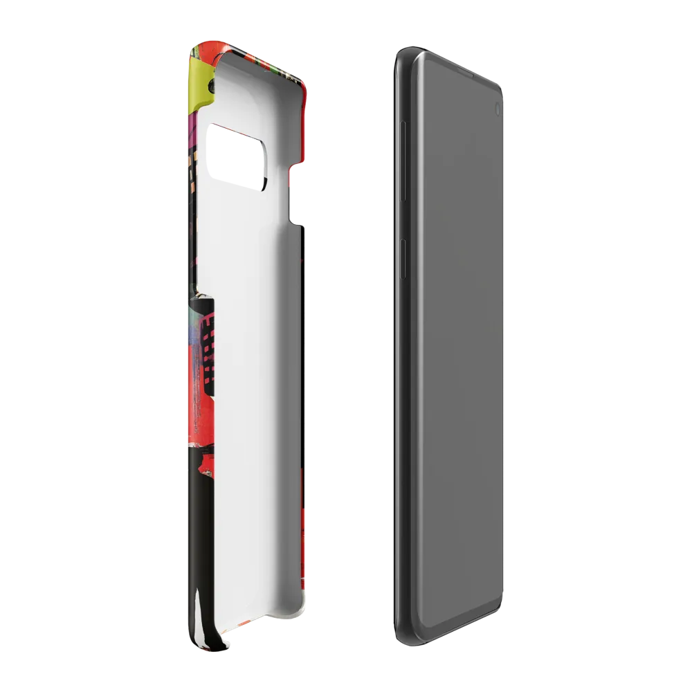 Urban Echoes: A Futuristic Reverie | Phone Case |  S10 Plus | Snap Case | Glossy