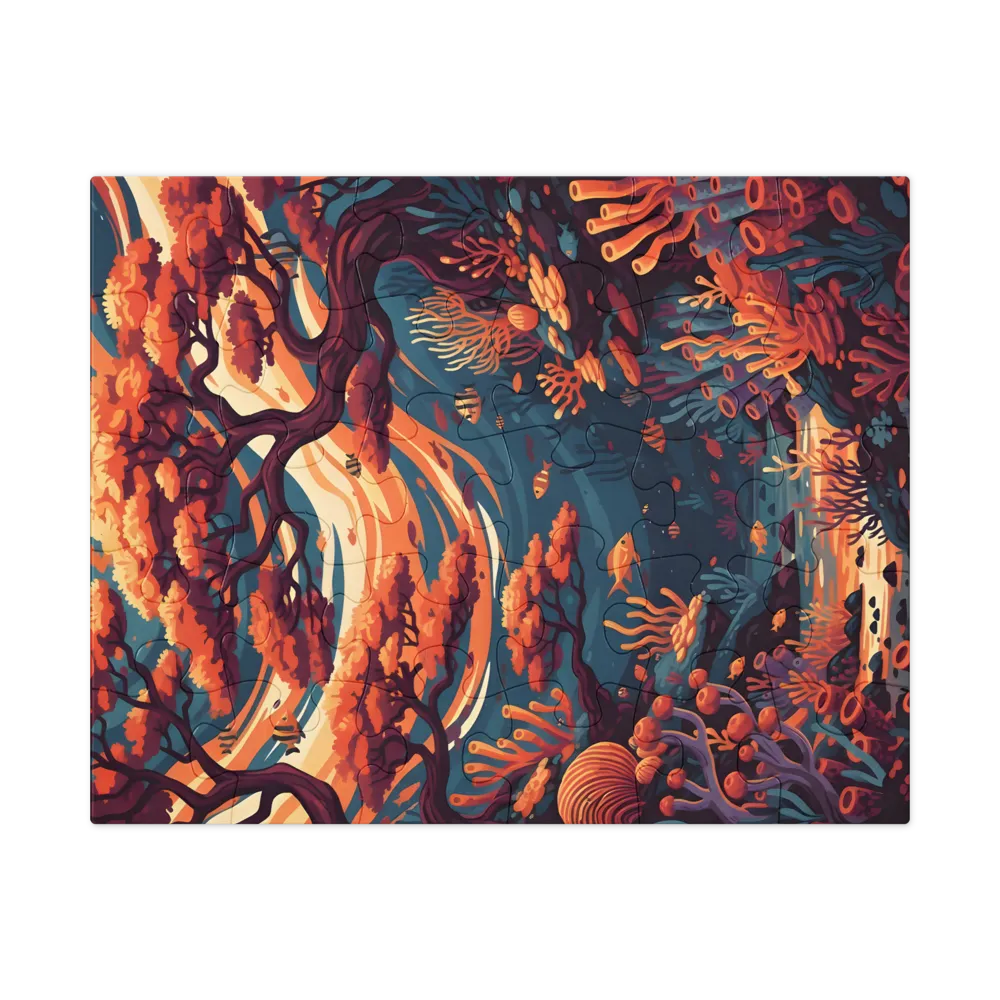 Coral Forest 
 Jigsaw Puzzle in Tin Box