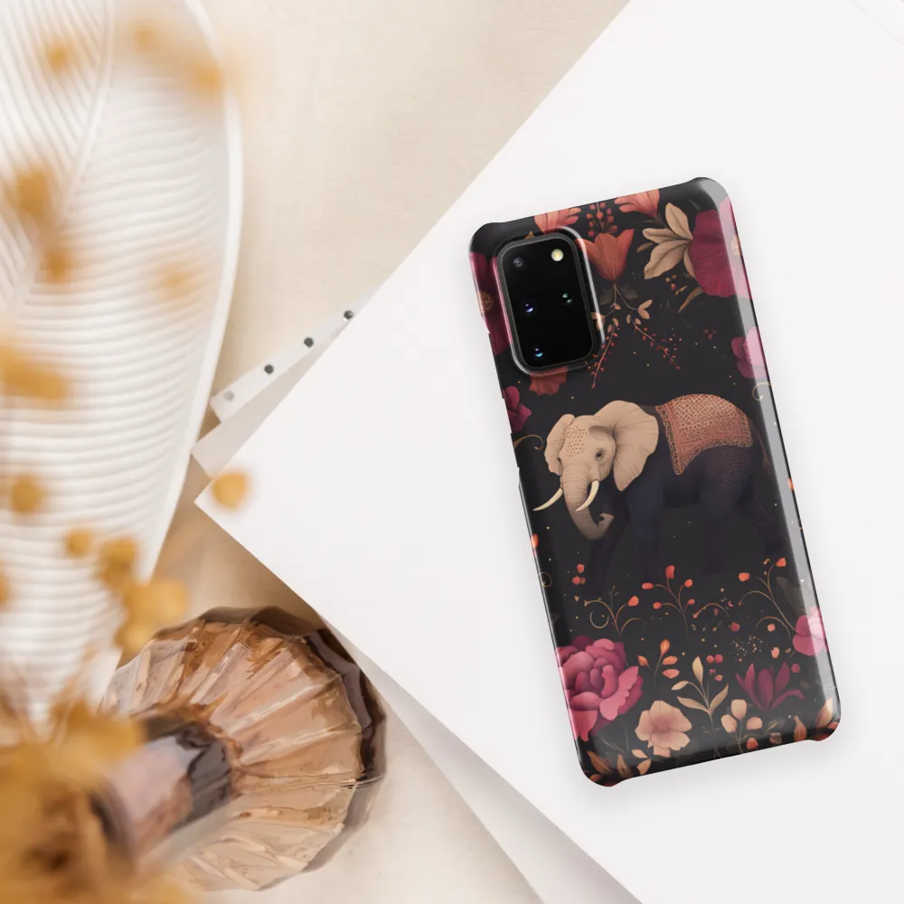 Whispers of the Wild: Elephants and Blooms