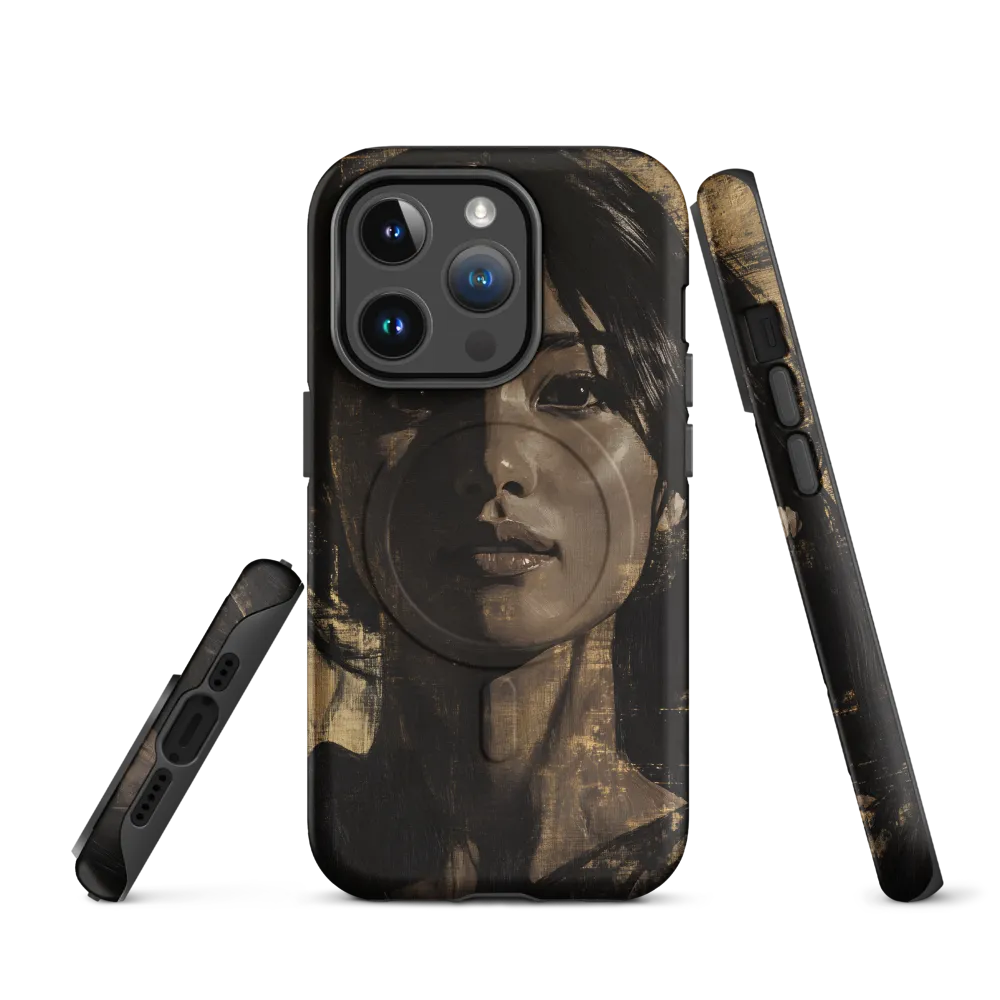 Golden Gaze: A Contemporary Portrait