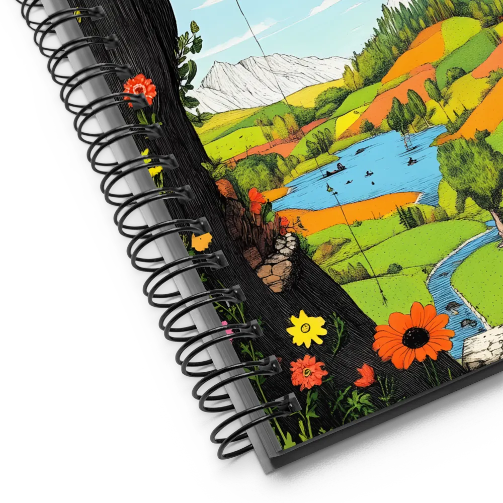 Whimsical Harmony in Nature | Spiral Notebook